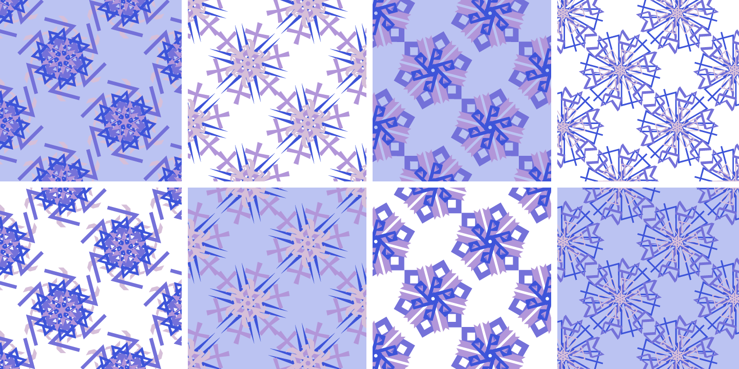 Пример шрифта P22 Snowflakes Regular